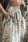 Country Garden Chintz Palazzo Khaki